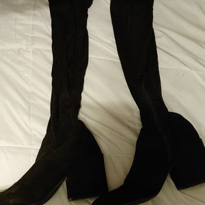 Black Thigh high boots
